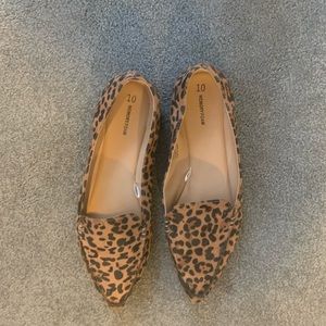 Leopard Flats Size 10